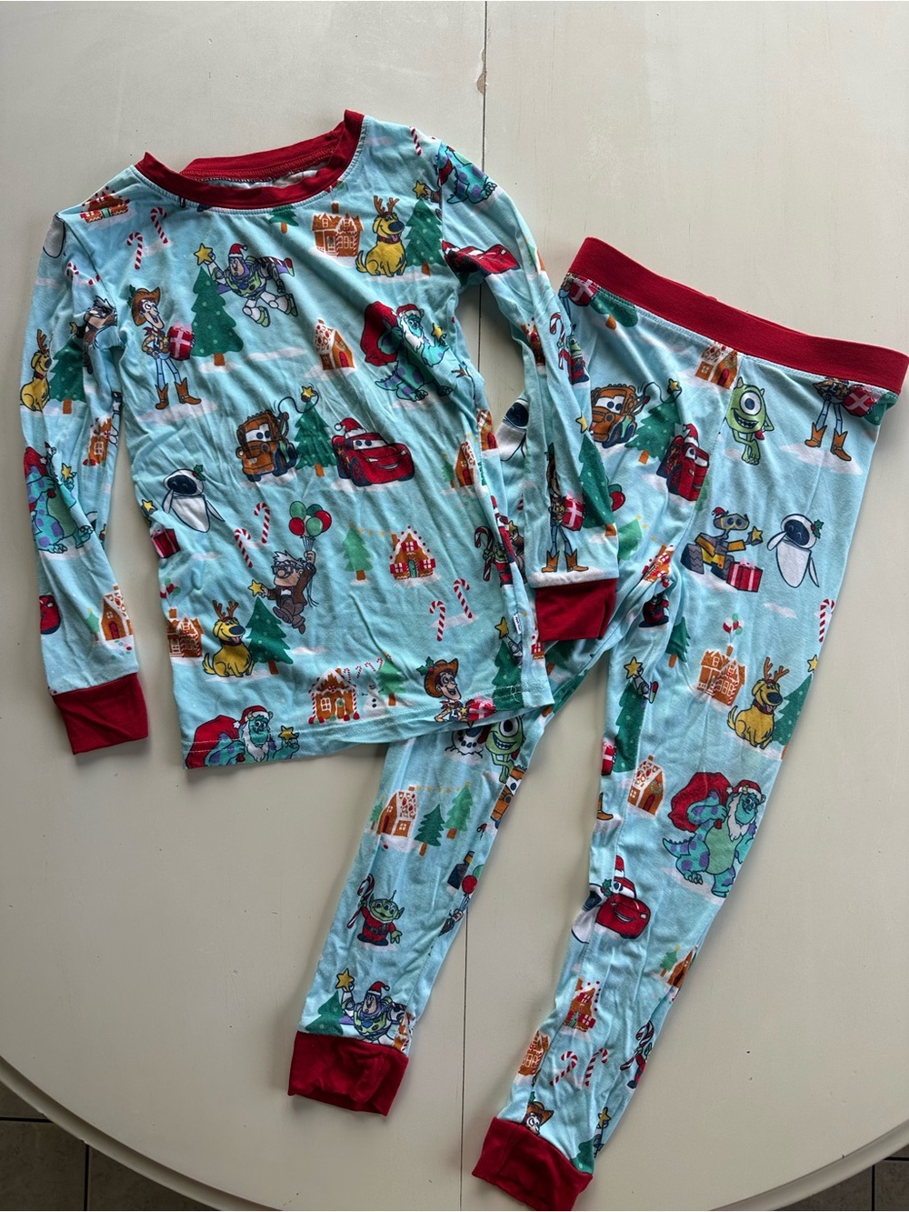 Little Sleepies Holiday / Christmas pajamas Pixar size 4T